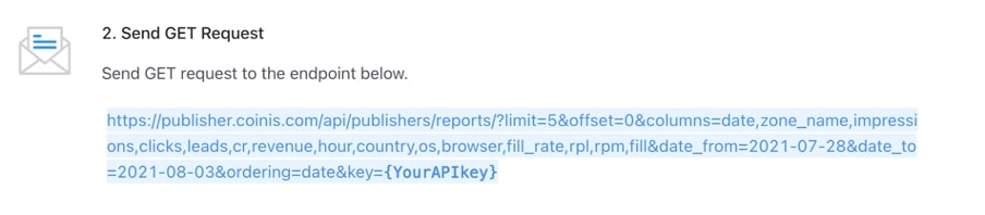 set get request explanation for API integration